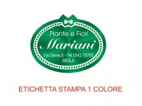 Etichette adesive per fioristi, fiorai e vivaisti (mm 36x28)  (cod.21G)